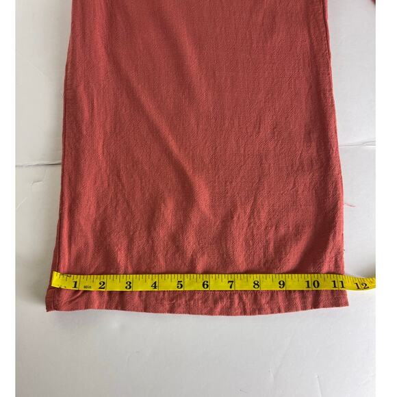 Becool Brown Wide Leg Jumpsuit - V-Neck Tie Waist - Size Large - Picture 5 of 8